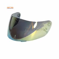 8 Colors Iridium Gold Motorcycle Helmet Visor Lens Full Face Shield Case - L, Gold