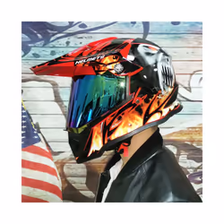 Motocross helmet capacete racing motorcycle helmet DOT appproved dirt - xL, 3