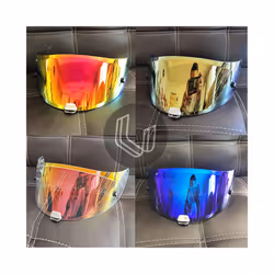Motorcycle Helmet Anti-UV PC Visor Lens Model Face Helmet Visor Lens case - Clear