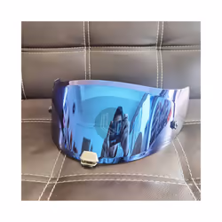 Motorcycle Helmet Anti-UV PC Visor Lens Model Face Helmet Visor Lens case - blue