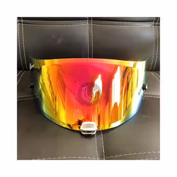 Motorcycle Helmet Anti-UV PC Visor Lens Model Face Helmet Visor Lens case - Orange