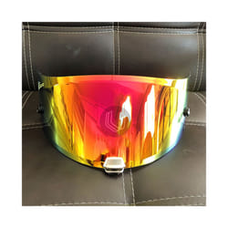 Motorcycle Helmet Anti-UV PC Visor Lens Model Face Helmet Visor Lens case - Orange
