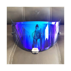 Motorcycle Helmet Anti-UV PC Visor Lens Model Face Helmet Visor Lens case - Ice blue