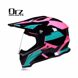 New off-road motorcycle helmet men and women motocross helmet full face - M, 3