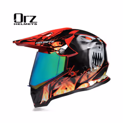 New off-road motorcycle helmet men and women motocross helmet full face - S, b10