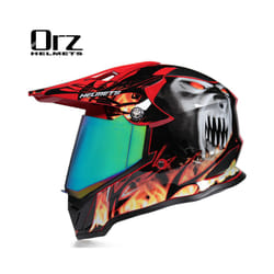 New off-road motorcycle helmet men and women motocross helmet full face - S, b10