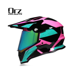 New off-road motorcycle helmet men and women motocross helmet full face - S, c2