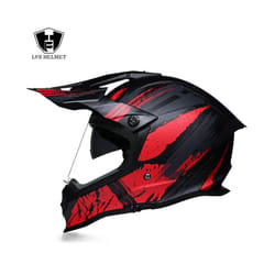 New off-road motorcycle helmet men and women motocross helmet full face - M, a1