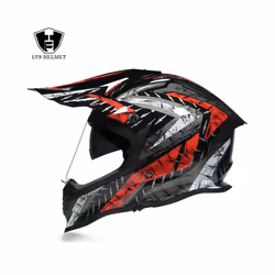 New off-road motorcycle helmet men and women motocross helmet full face - M, 4