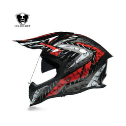 New off-road motorcycle helmet men and women motocross helmet full face - S, 4