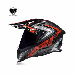 New off-road motorcycle helmet men and women motocross helmet full face - xL, a7