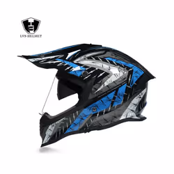 New off-road motorcycle helmet men and women motocross helmet full face - L, a4