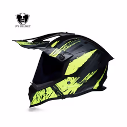 New off-road motorcycle helmet men and women motocross helmet full face - M, a6