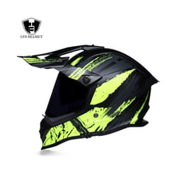 New off-road motorcycle helmet men and women motocross helmet full face - M, a6