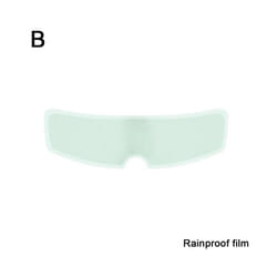 Helmet Clear Anti-Fog Patch Film Universal Lens Film For Motorcycle Visor - Rainproof 2