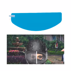Helmet Clear Anti-Fog Patch Film Universal Lens Film For Motorcycle Visor - Rainproof 2