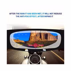 Helmet Clear Anti-Fog Patch Film Universal Lens Film For Motorcycle Visor - Rainproof 2