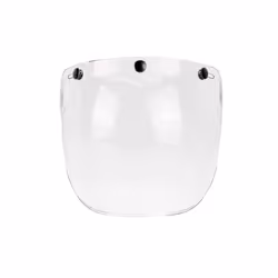 3-snap Retro Motorcycle Helmet Bubble Shield Lens Vintage Motorcycle Helmet - 21