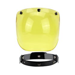 3-snap Retro Motorcycle Helmet Bubble Shield Lens Vintage Motorcycle Helmet - 8