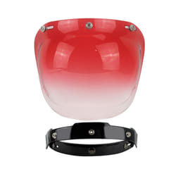 3-snap Retro Motorcycle Helmet Bubble Shield Lens Vintage Motorcycle Helmet - 6