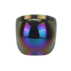 Retro 3 Snap Windshield Motorcycle Helmet Lens 3/4 Open Face Helmet Bubble - 12