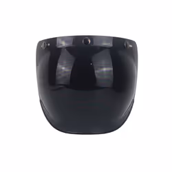 Retro 3 Snap Windshield Motorcycle Helmet Lens 3/4 Open Face Helmet Bubble - 18