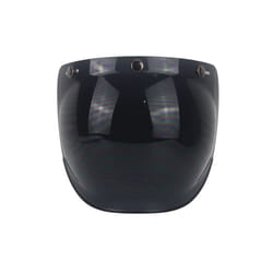 Retro 3 Snap Windshield Motorcycle Helmet Lens 3/4 Open Face Helmet Bubble - 18