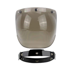 Retro 3 Snap Windshield Motorcycle Helmet Lens 3/4 Open Face Helmet Bubble - 3