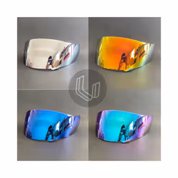 Motorcycle Full Face Helmet Visor Lens Case for Shoei GT-Air gt air2 Neotec - Gold