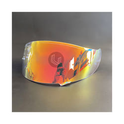 Motorcycle Full Face Helmet Visor Lens Case for Shoei GT-Air gt air2 Neotec - Clear Revo Red