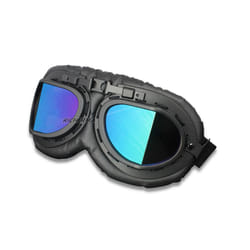 Steampunk Motorcycle Goggles Windproof Dustproof Scooter Helmet Goggles - Colorful Lenses