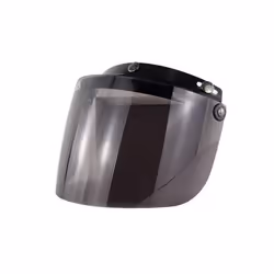 2023 New Open Face Helmet Visor Motorcycle Helmet Bubble Visor Lens Bubble - Dark Tawny