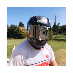 Hj-26 Helmet Visor Motorcycle Full Face Helmet Visor Lens case for HJC - Anti-fog film