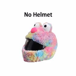 Plush Cover for Motorcycle Helmet Accessories Full Helmet Case Motorcycle - L, Multicolor Ses