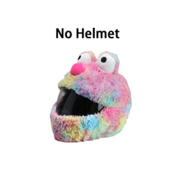 Plush Cover for Motorcycle Helmet Accessories Full Helmet Case Motorcycle - L, Multicolor Ses