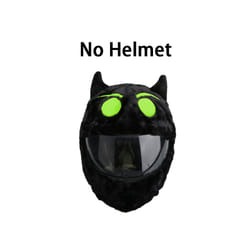 Plush Cover for Motorcycle Helmet Accessories Full Helmet Case Motorcycle - L, Black-green demon