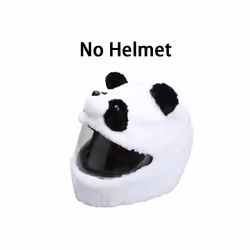 Plush Cover for Motorcycle Helmet Accessories Full Helmet Case Motorcycle - L, White Panada