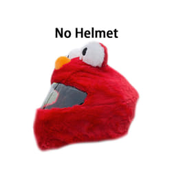 Plush Cover for Motorcycle Helmet Accessories Full Helmet Case Motorcycle - L, Red Ses