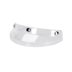 3/4 Open Face Helmet Visor Protector 3-Snap Helmet for Peak Lens Motorcycle - Transparent