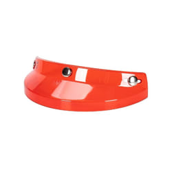 3/4 Open Face Helmet Visor Protector 3-Snap Helmet for Peak Lens Motorcycle - Transparent Red
