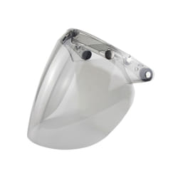 Motorcycle Helmet Bubble Visor 3-Snap Design Open Face Helmet Visor with - D
