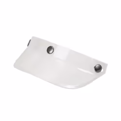 D7YA 3-Snap Helmet Peak Lens Sun Shade Shield Wear Resistant for 3/4 Motorcycle - White