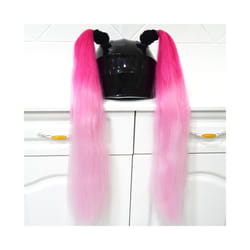 ) 2pcs/pair New Motorcycle Helmet Braids Wig Loose Wig Braid Motorbike Helmet - B40(No helmet