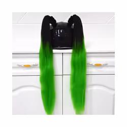 ) 2pcs/pair New Motorcycle Helmet Braids Wig Loose Wig Braid Motorbike Helmet - B17(No helmet