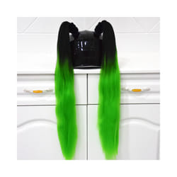 ) 2pcs/pair New Motorcycle Helmet Braids Wig Loose Wig Braid Motorbike Helmet - B17(No helmet
