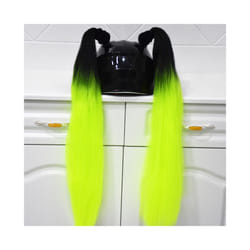 ) 2pcs/pair New Motorcycle Helmet Braids Wig Loose Wig Braid Motorbike Helmet - B13(No helmet