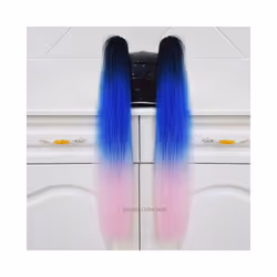 ) 2pcs/pair New Motorcycle Helmet Braids Wig Loose Wig Braid Motorbike Helmet - C4(No helmet