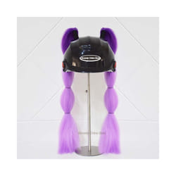 ) 2pcs/pair New Motorcycle Helmet Braids Wig Loose Wig Braid Motorbike Helmet - B47(No helmet