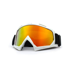 Motorcycle Off-road Goggles Protective Gears Flexible Cross Helmet Face - Imitation red lens