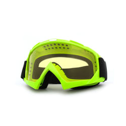 Motorcycle Off-road Goggles Protective Gears Flexible Cross Helmet Face - Yellow lens